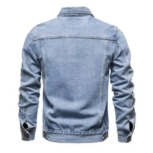 Veste en jean homme décontractée style moderne pour automne hiver confortable et durable polyvalente pour divers usages et occasions spéciales