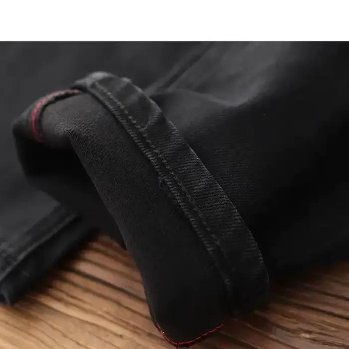 Jeans droits slim pour hommes