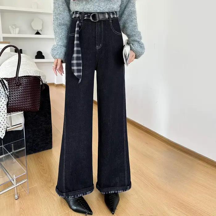 Pantalon en jean taille haute LOUIS YAO 2026