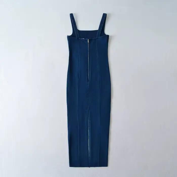 Robe en Jean Corset Vintage pour femmes