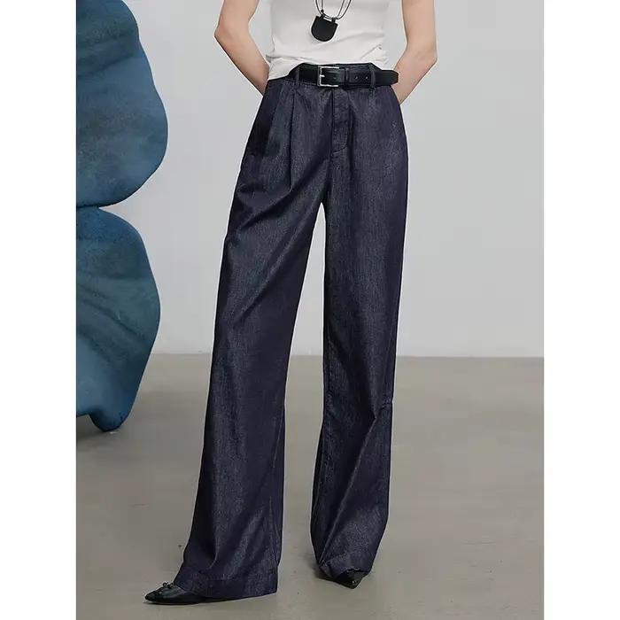 TOYOUTH femmes Denim Jean 2025 printemps nouveau pantalon Long 8518042