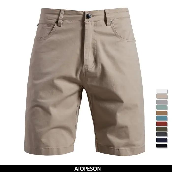 AIOPESON short d'été décontracté 100% coton pour hommes