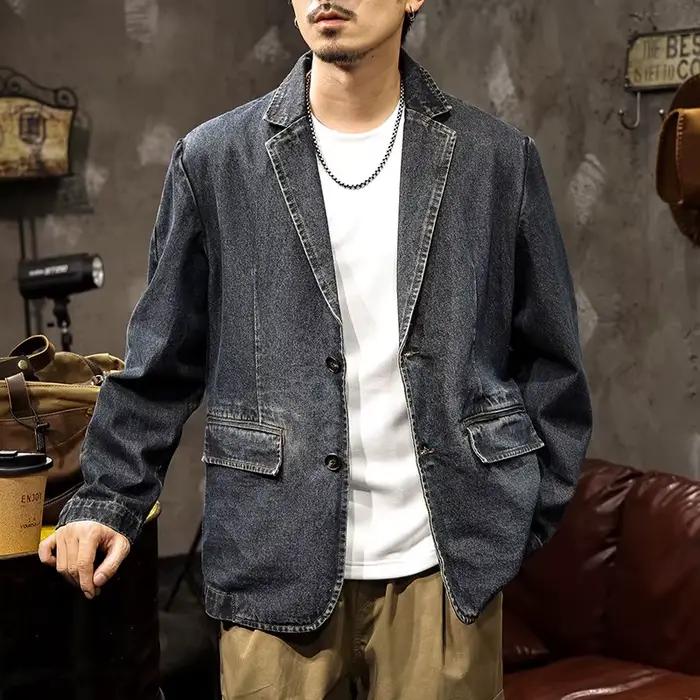 Blazer en jean pour homme