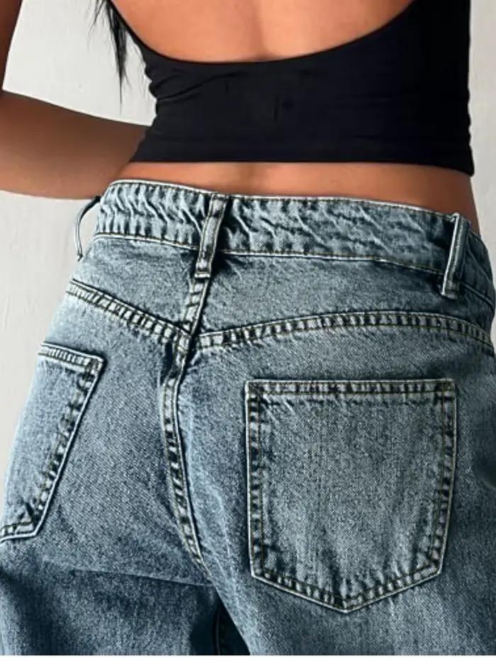 Jeans baggy Y2K pour femmes