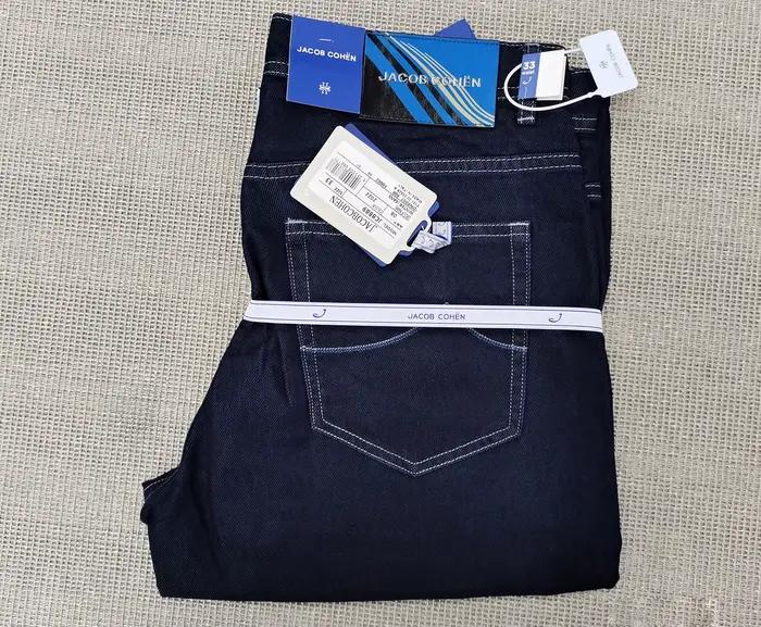 OECHSLI jean coton mince hommes 2026 printemps été nouveau droit respirant confort extérieur broderie grande taille 30-40 pantalons longs