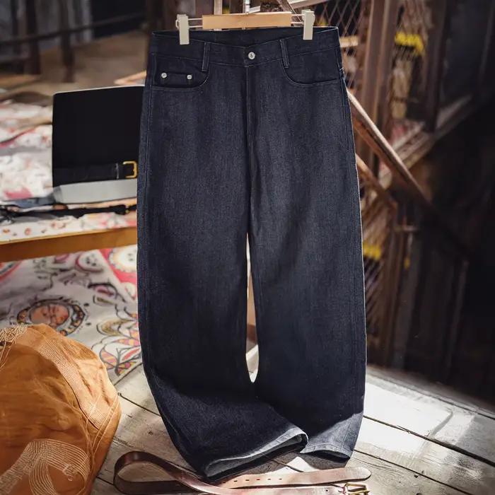 Jeans en denim brut selvedge vintage Maden 15