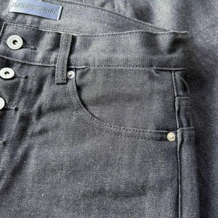 Pantalon baggy en jean de coton