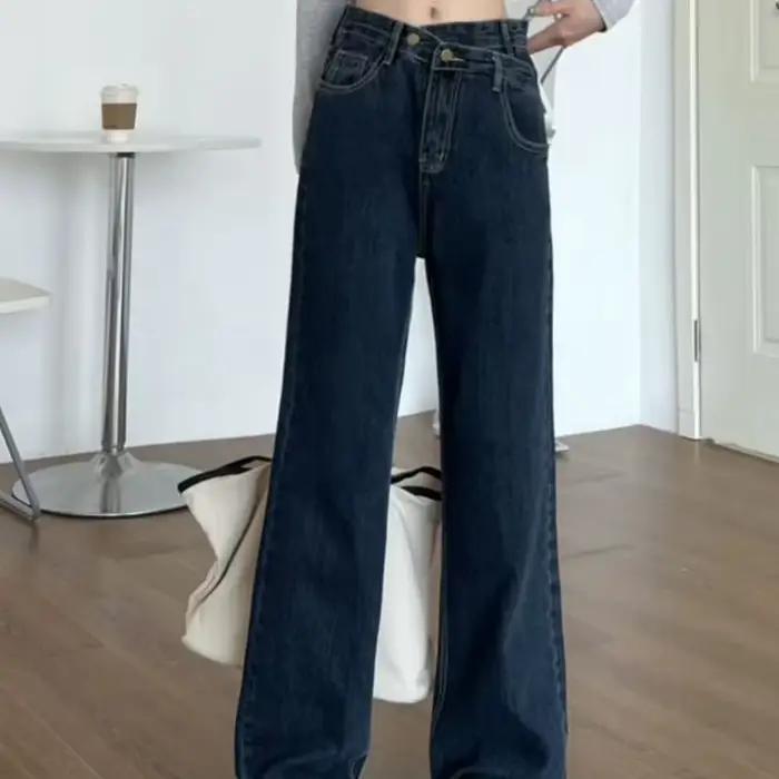 Pantalon de cowboy de Corée du Sud pour femme