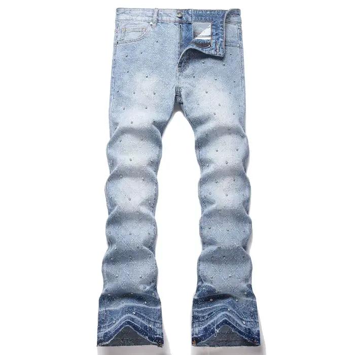 Jean évasé en denim pour homme