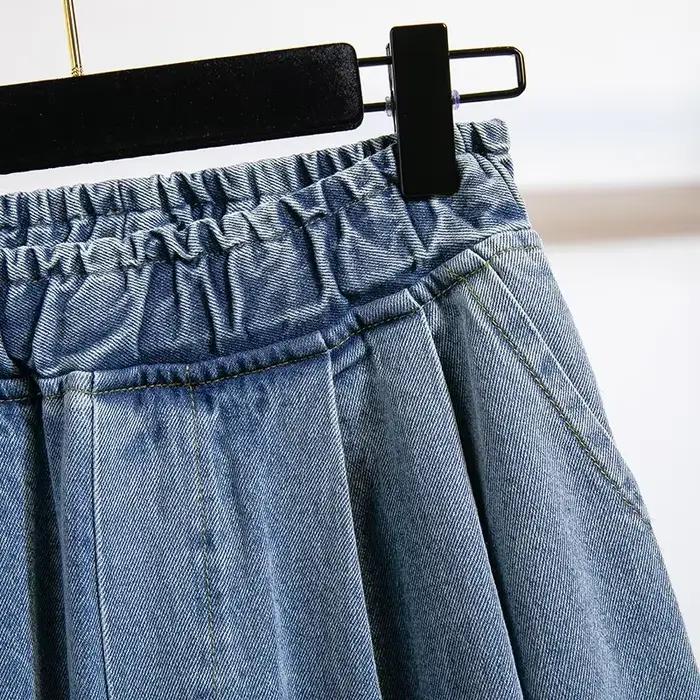 Jean ample à jambes larges pour femmes