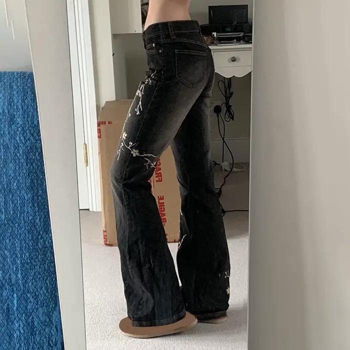 Jean bootcut vintage Y2K pour femme