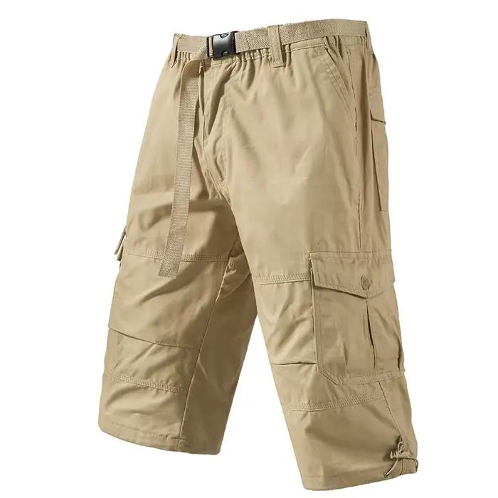 Shorts cargo pour homme 100% coton