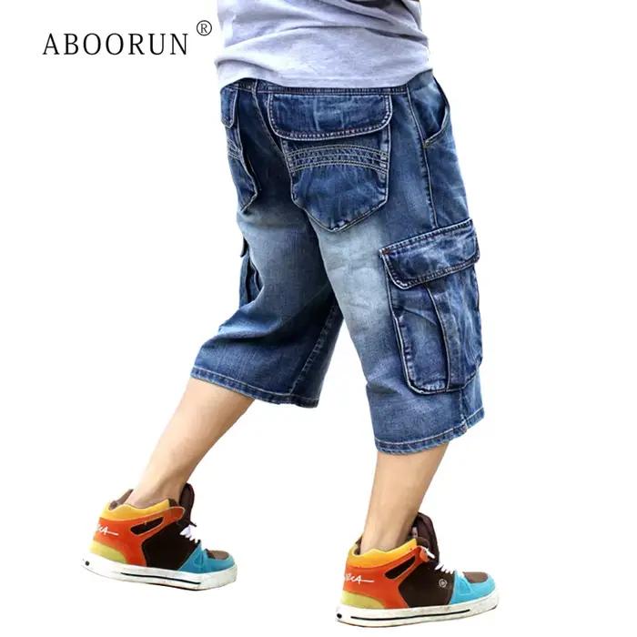 Short en jean baggy pour homme