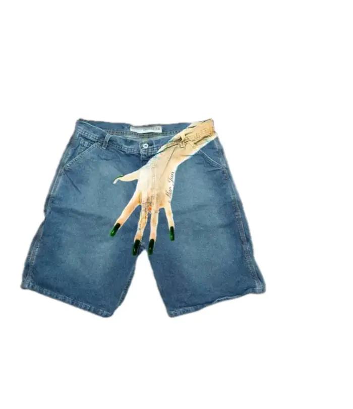 Shorts en jean vintage Y2K Deeptown pour femme
