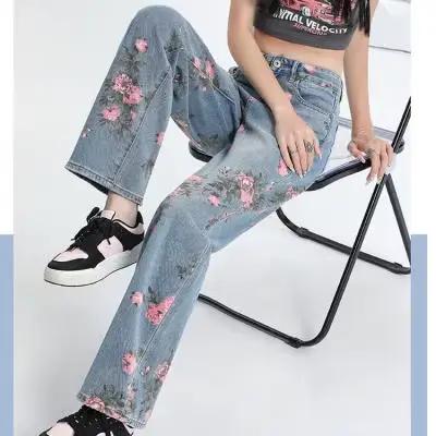 Jean à jambes larges pour femmes