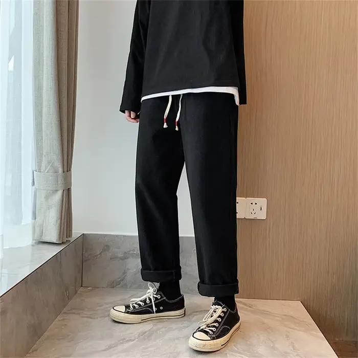 Taille élastique Denim pantalon jean hommes