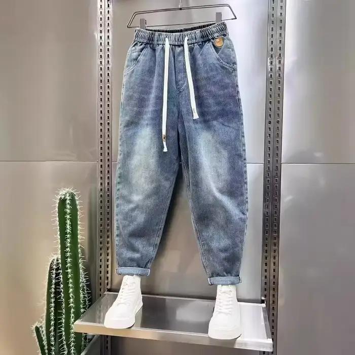 Jean décontracté bleu pour homme