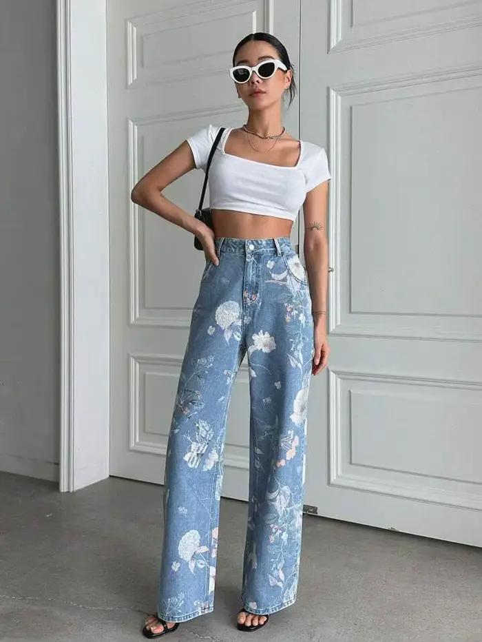Pantalon large pour femme
