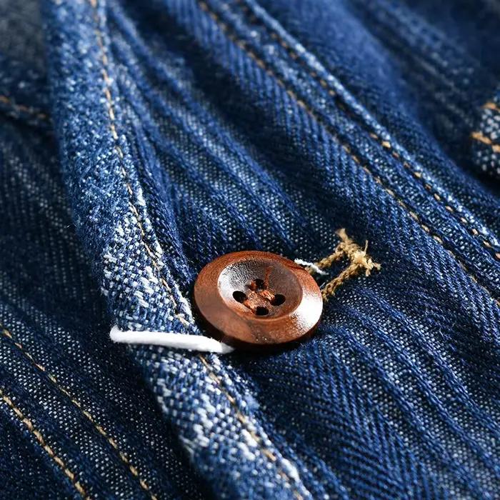 Gilet en jean sans manches délavé pour homme