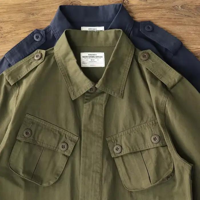 Veste cargo multi-poches M43 pour homme