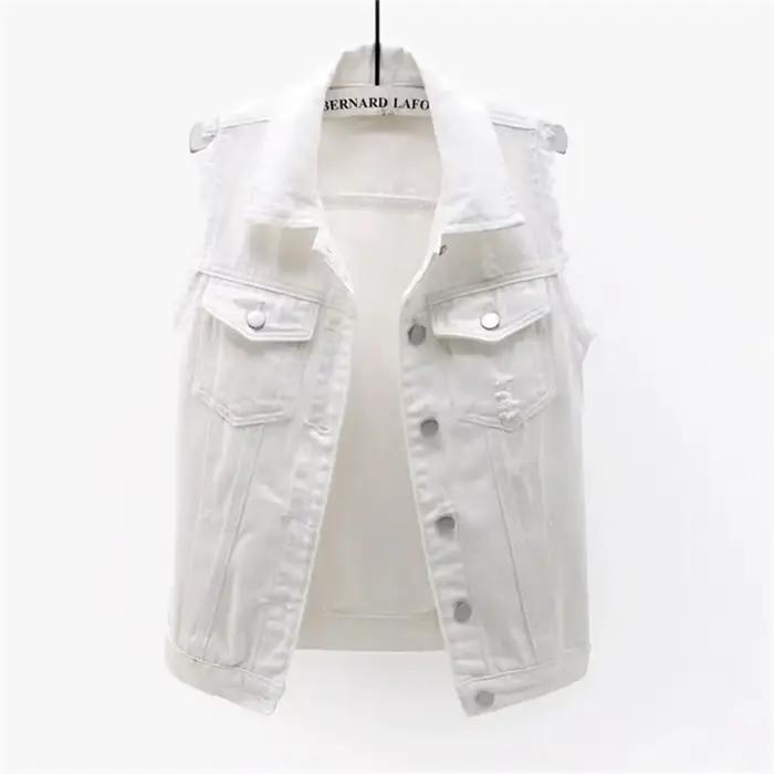 Veste en Jean à Boutonnage Simple pour Femme