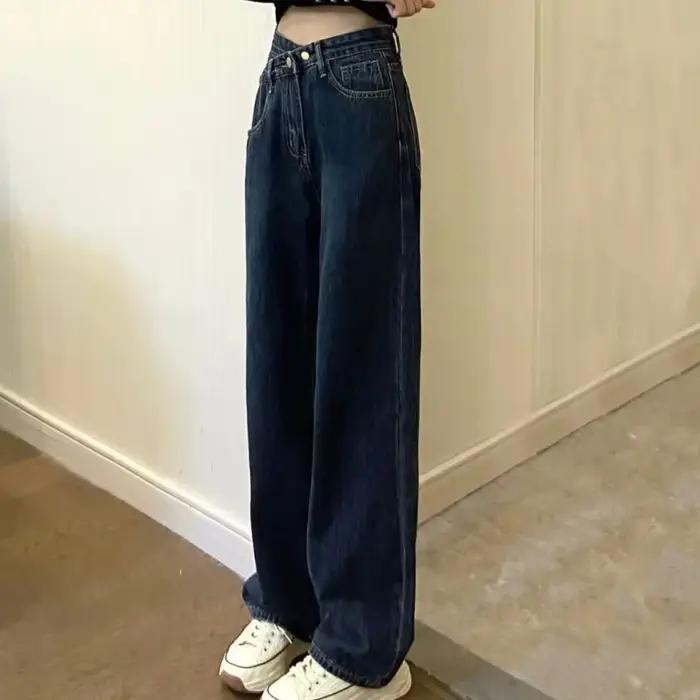 Pantalon de cowboy de Corée du Sud pour femme