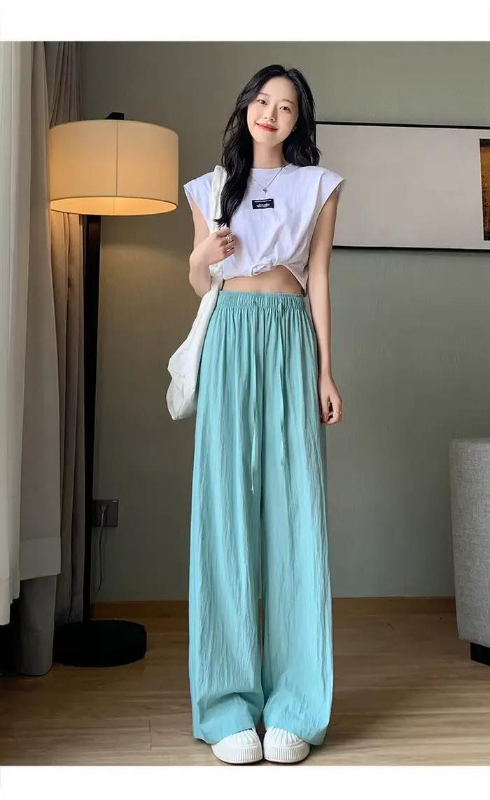 Pantalon à jambes larges pour femmes