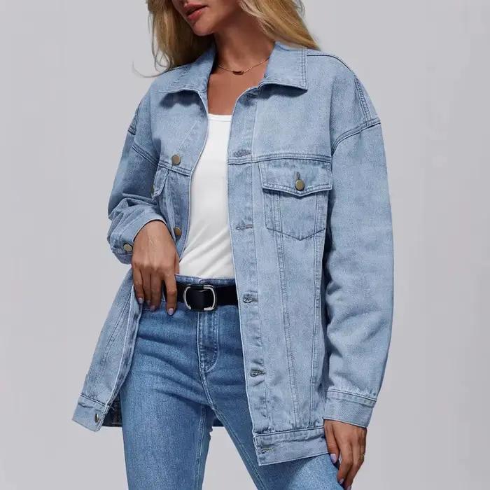 Veste en jean pour femme