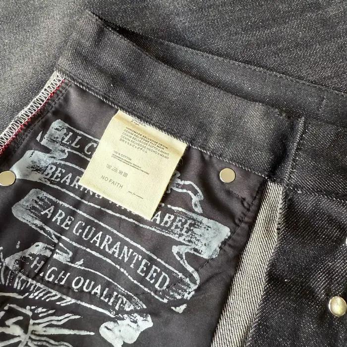 Pantalon baggy en jean de coton