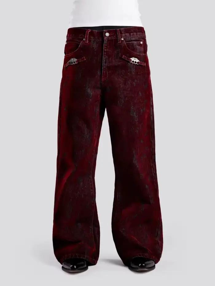 Jeans pour hommes style Ins