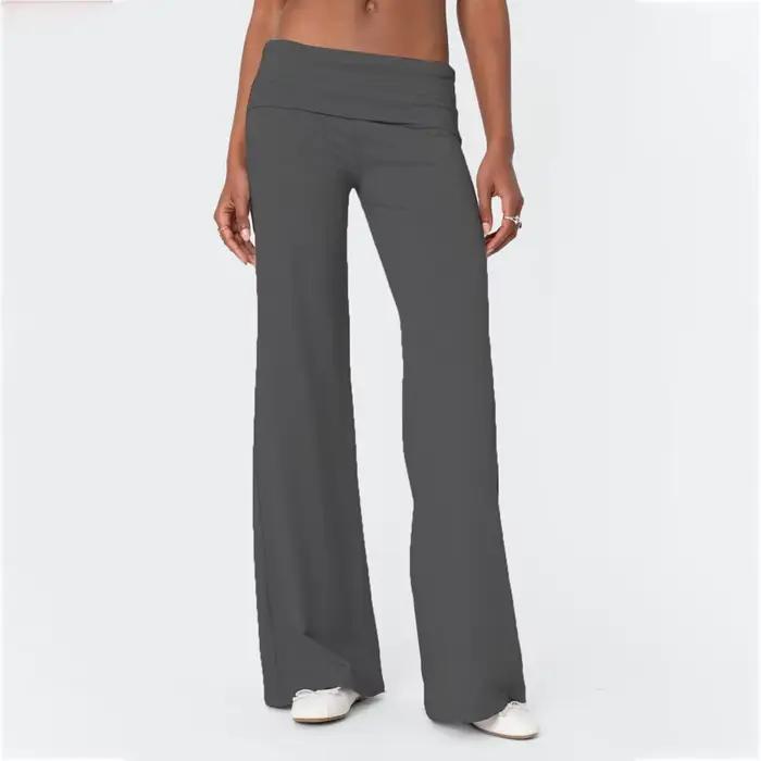Pantalon de survêtement décontracté à jambes larges pour femmes
