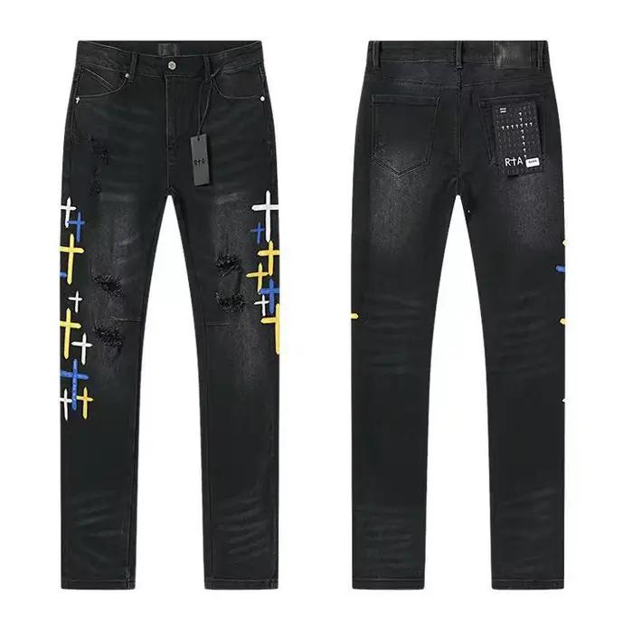 Collection de jeans slim pour hommes 2026 RTA – Effet vieilli