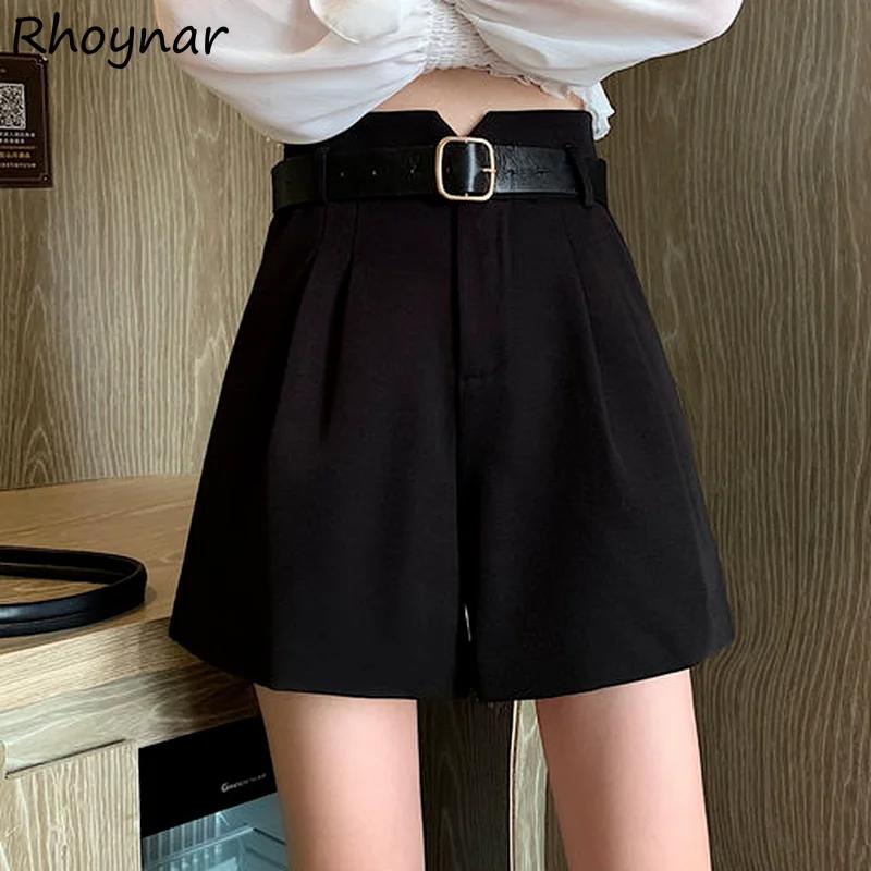 Shorts Femmes Été Jeunesse S-3XL Loisirs Élégant Solide Minimaliste Classique 03/All-match Femme Ten