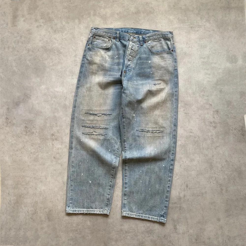 A.PRESSE No.37 Jean en denim large délavé 25SS